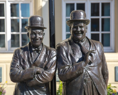 The Laurel and Hardy Statue
